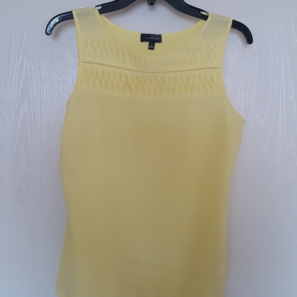 The Limited -Sleeveless Top - Yellow